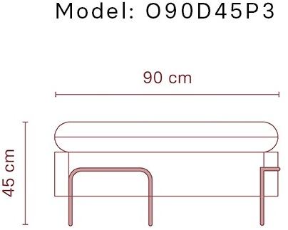 Momocca Модульная скамья со спинкой, обитая тканью Olga sun-id-1453689 - Вид №13
