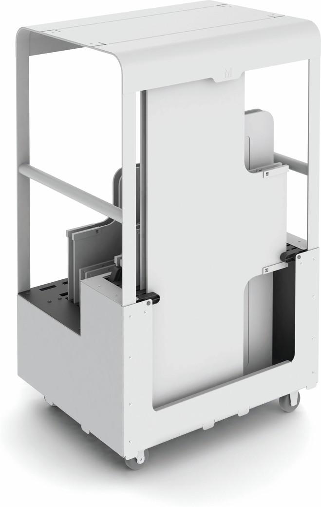 MNST1287 Воздушная тележка для спинки сиденья белая f8 Manutti Trolleys 