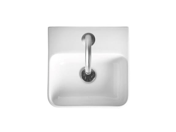 Керамическая квадратная ручная мойка с переливом Axa Prisma Sink Bowl Normal ARCH-00027970 - Вид №1