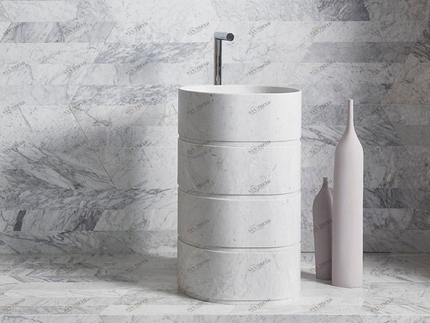 Напольная раковина стоящая овальная MONITILLO MARMI sun-id-1356565