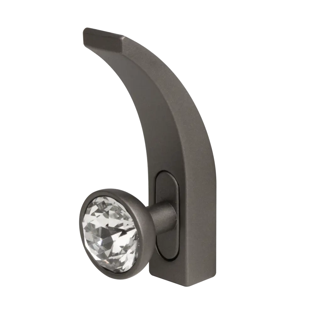 Крючок мебельный Ajax MB-LM/K-004 1.5x7.1x3.7 см цвет серый STLM-2154318