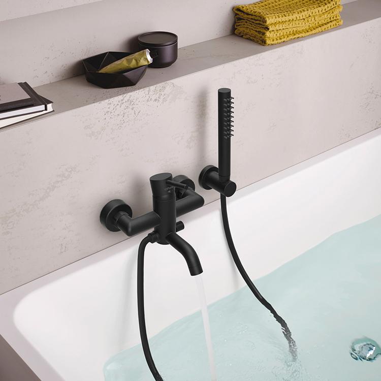 Смеситель Paini Cox 78PZ100 для ванны с аксессуаром  - Вид №1