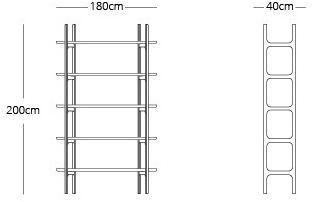 Liqui Contracts Открытая полка из дуба Shaw sun-id-1415695 - Вид №7
