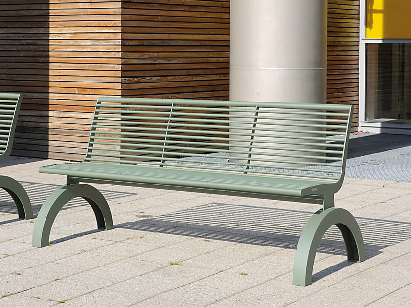 Скамья из нержавеющей стали со спинкой BENKERT BANKE Siardo ARCH-00077618