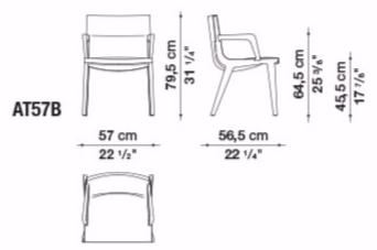 Maxalto Кожаное кресло с подлокотниками Acanto sun-id-1434297 - Вид №1