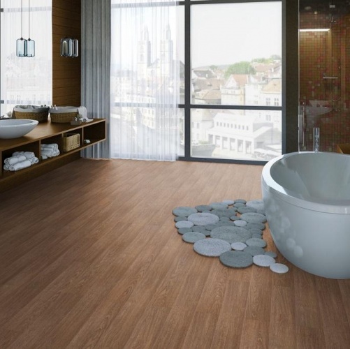 Виниловый ламинат Tarkett Lounge Ramon Дуб с брашью (Текстурированная) 914,4х152,4/101,6 мм 1000901233 - Вид №1