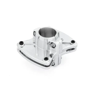 Держатель панели ⌀25 горизонтальный двусторонний хром