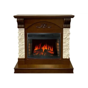 Каминокомплект Royal Flame Rague с очагом Dioramic 25 1.5 кВт цвет коричневый 89335227 STLM-2140305