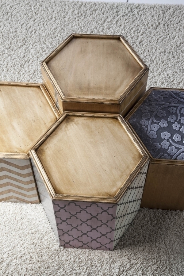 079050 Столик 1 Lola Glamour hexagonal Santreyd - Вид №1