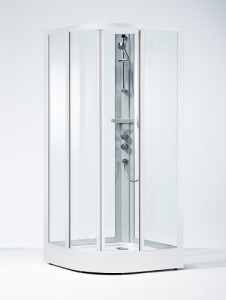 638480 IFO Душевая кабина круглая из кварца SKR VK, задняя часть SK VK 900 x 900