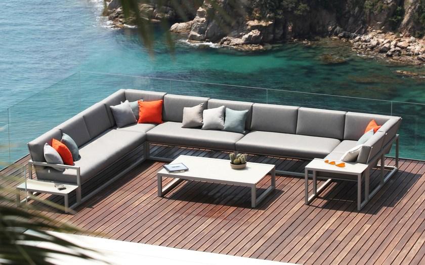 Royal Botania Угловое садовое кресло с обивкой из батилина® Ninix lounge sun-id-1411559 - Вид №1