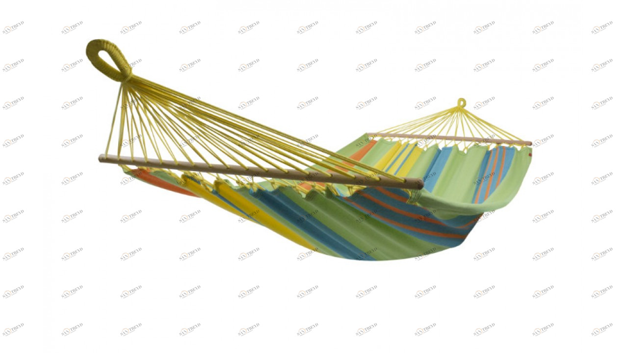 Гамак подвесной с перекладинами зеленый Tropic IMPEX  040372 Зеленый 