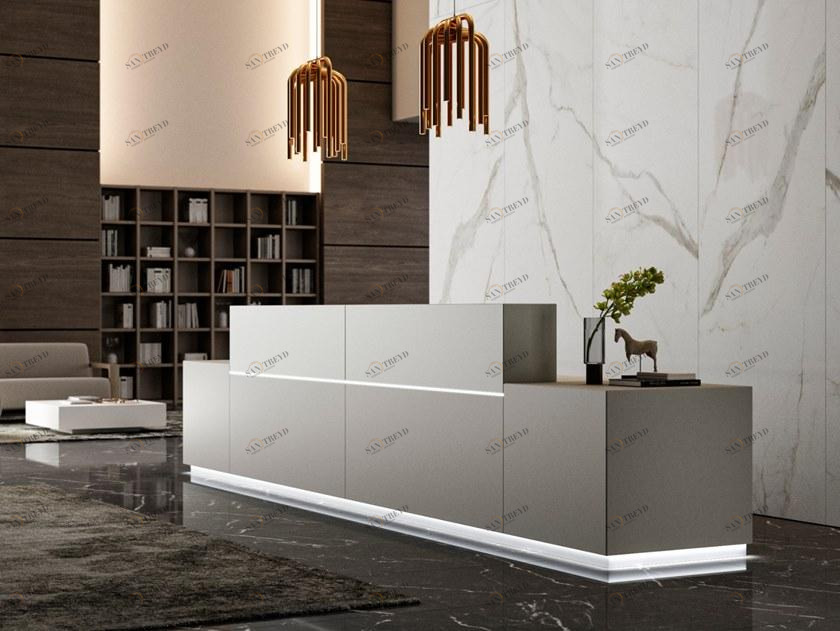 Quadrifoglio Стойка администратора из дерева с подсветкой sun-id-1414289