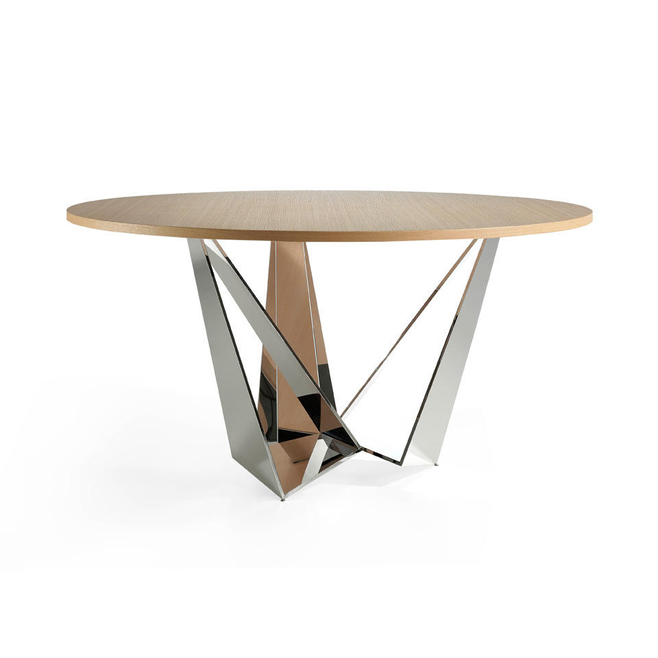 073319 Круглый обеденный стол из дуба -ROBLE Angel Cerda CT2061R  - Вид №2