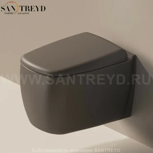 MN118.7006 Подвесной унитаз настенный Черный Ceramica Flaminia  Италия