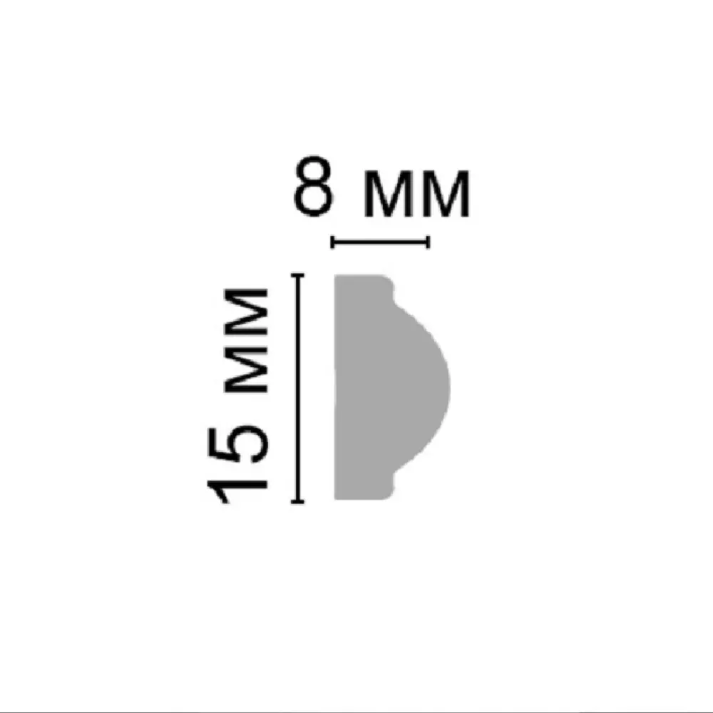 Santreyd Молдинг декоративный серебристый для стильного оформления интерьера 86283832 STLM-0067617 - Вид №5
