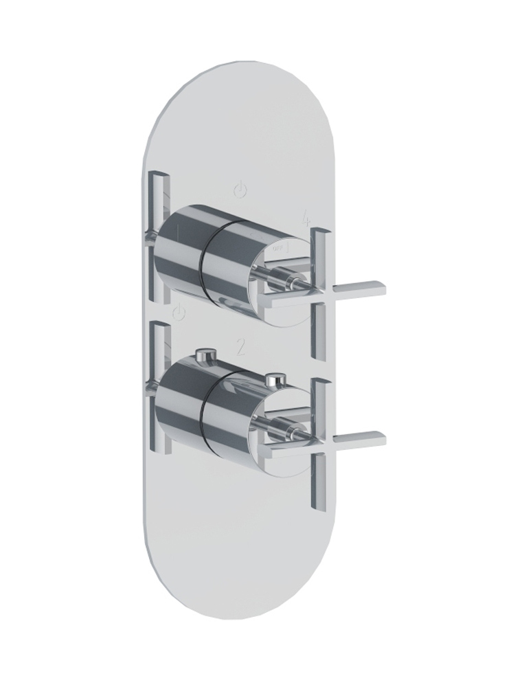 6312/4/PME
+ 484023 Bellosta Rubinetterie ВСТРОЕННЫЙ ТЕРМОСТАТИЧЕСКИЙ СМЕСИТЕЛЬ С ДИВЕРТЕРОМ НА 4 ВЫХОДА 