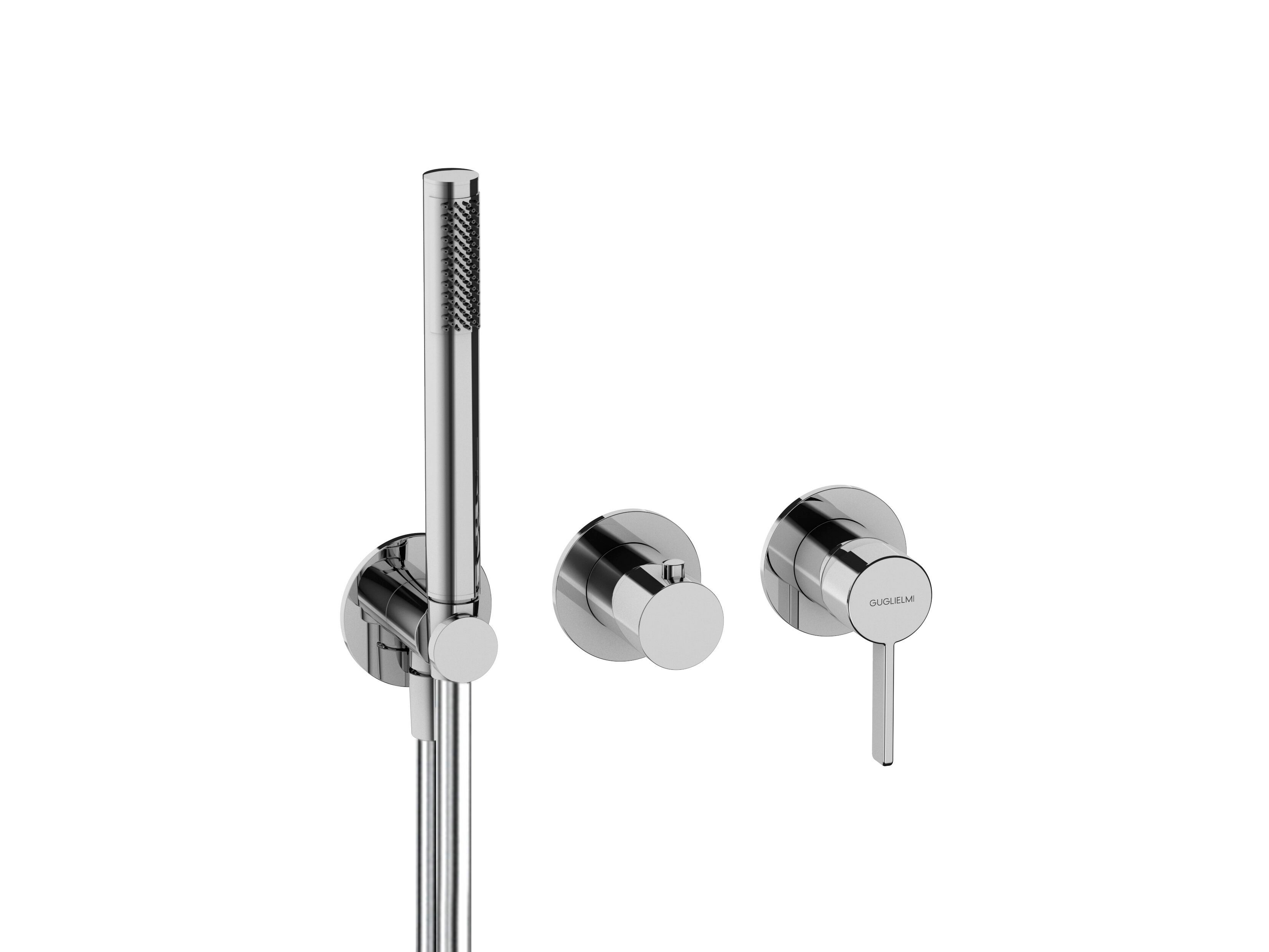 Однорычажный смеситель для душа с ручным душем GUGLIELMI RUBINETTERIE Rialto ARCH-00151217 - Вид №1