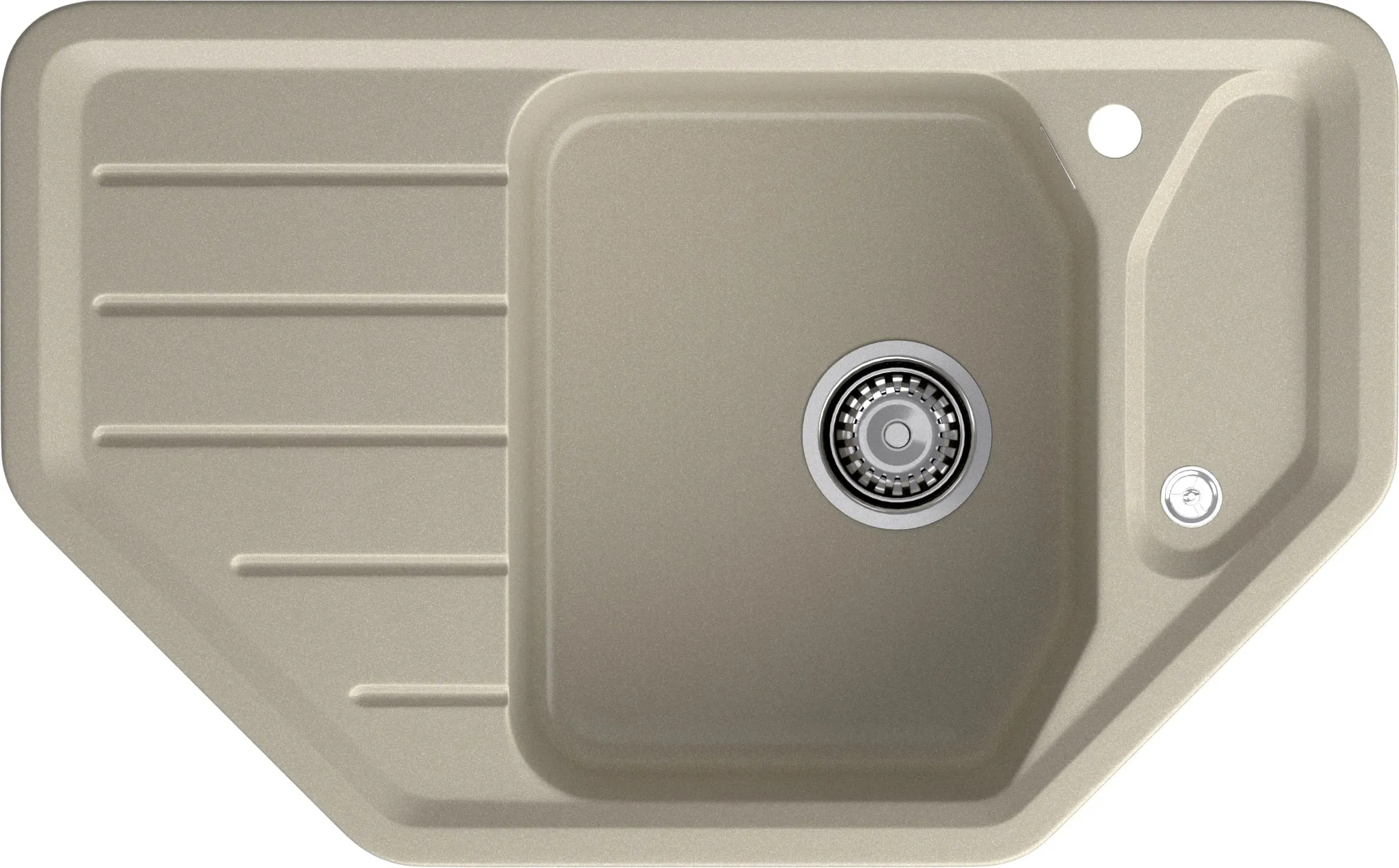 Кухонная мойка Искусственный камень CORNER S311 GranFest C-800E-S311