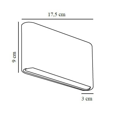 Алюминиевый светодиодный настенный светильник Nordlux Kinver ARCH-00140333 - Вид №2