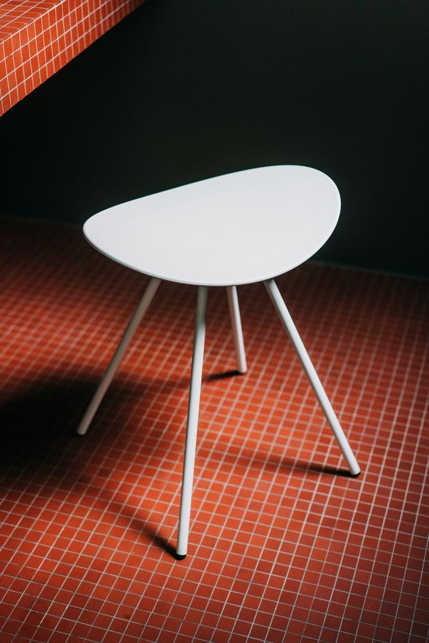 ENEA Низкий стул из стали и сиденье из полипропилена Coma sun-id-1450147 - Вид №1