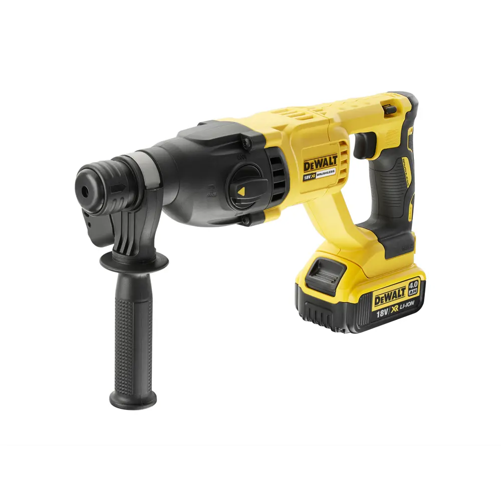 Перфоратор бесщеточный аккумуляторный SDS-plus DeWalt DCH133M1, 18 В Li-ion 4 Ач, 2.6 Дж 18787649 STLM-2029322 
