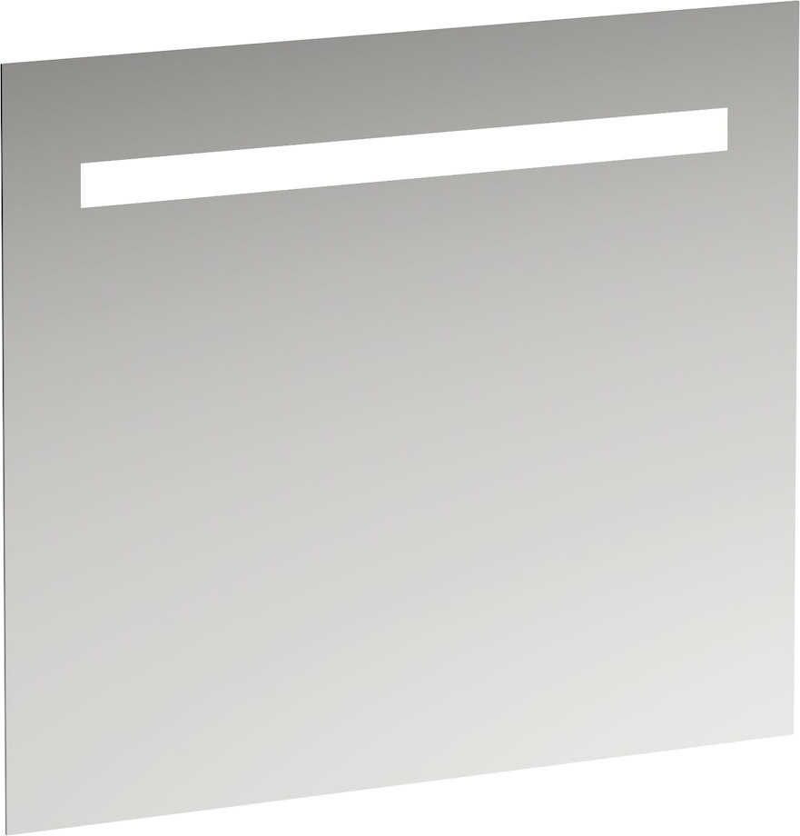 H4476419501441 Зеркало, 800 мм, с встроенной горизонтальной LED подсветкой, включение от общего выключателя, алюминиевый каркас, 4000 K, IP44 LAUFEN PRO