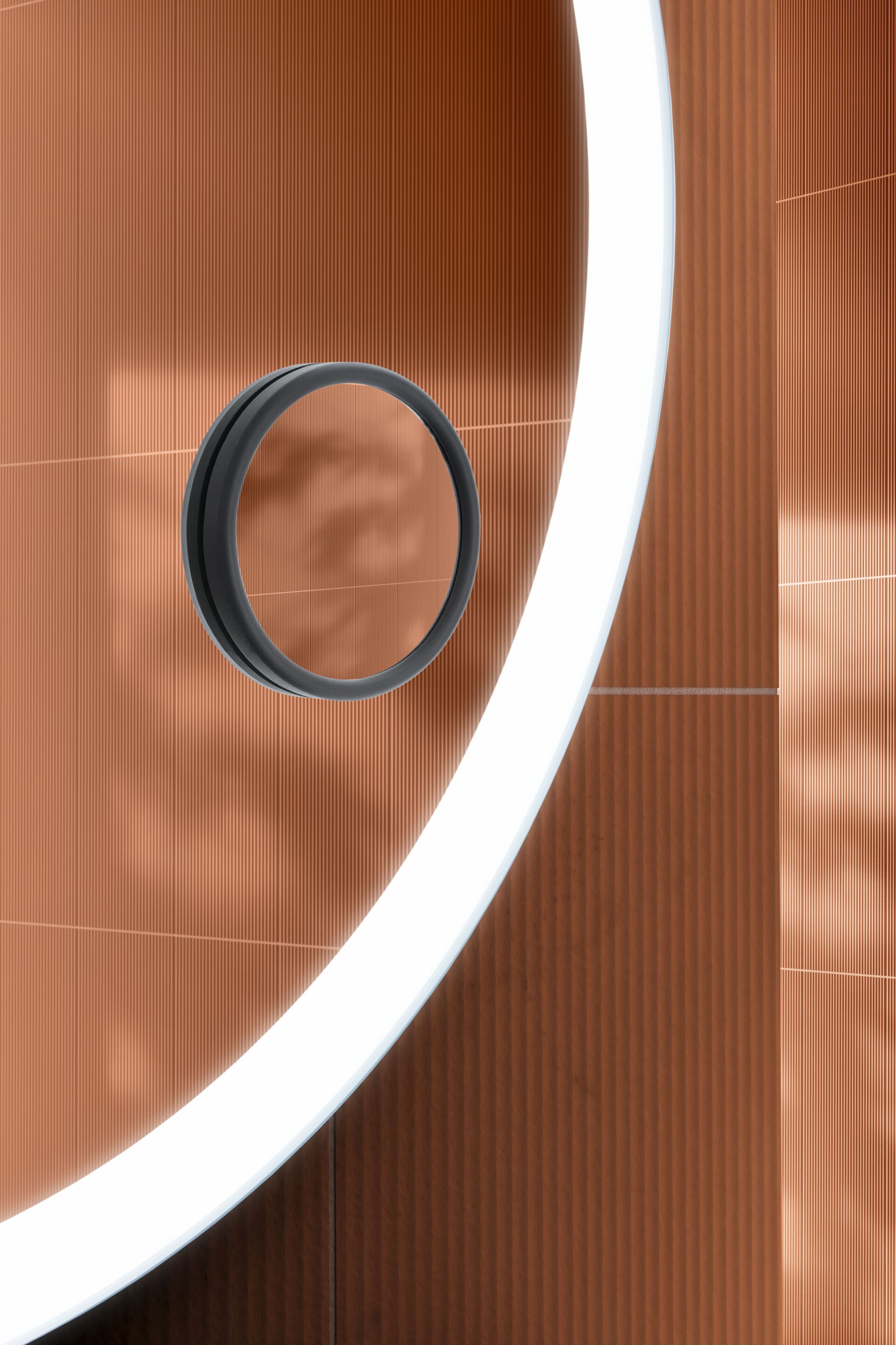 Подвесной умывальник из матового лака и термо текстурированного ARBLU Dress System ARCH-00115545 - Вид №1