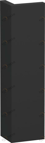 DS539904949 Доборная планка для шкафчика DuraStyle DuraStyle #DS5399 16 мм Графит матовый, декор Duravit
