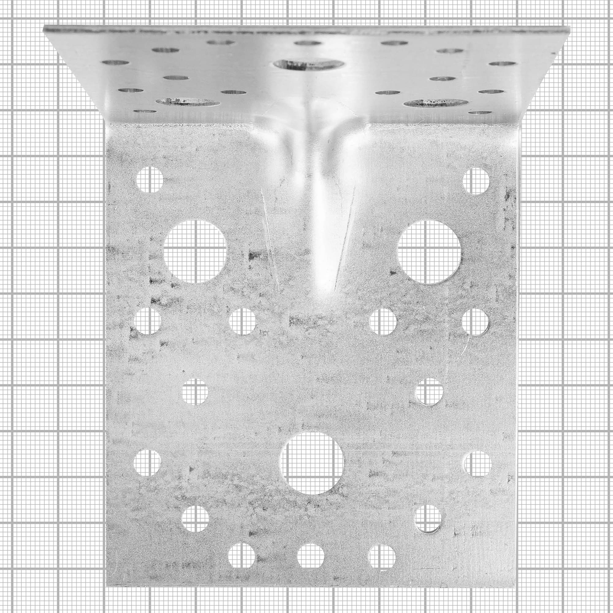 82680154 Уголок крепежный усиленный оцинкованный 105х105х90х1.8 мм, 10 шт Santreyd  - Вид №4