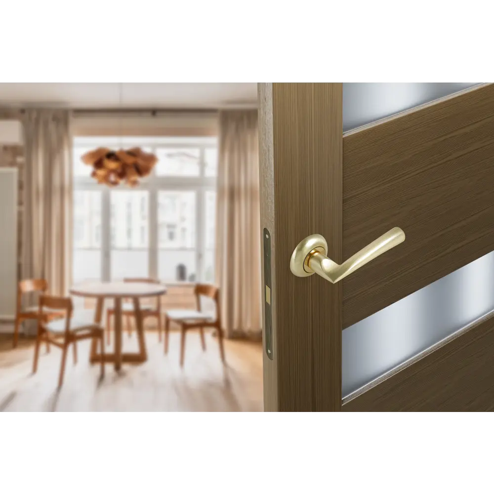 Дверные ручки EDSON EDS-37H-R1 золото для межкомнатных дверей 85170621 STLM-0059420 - Вид №9