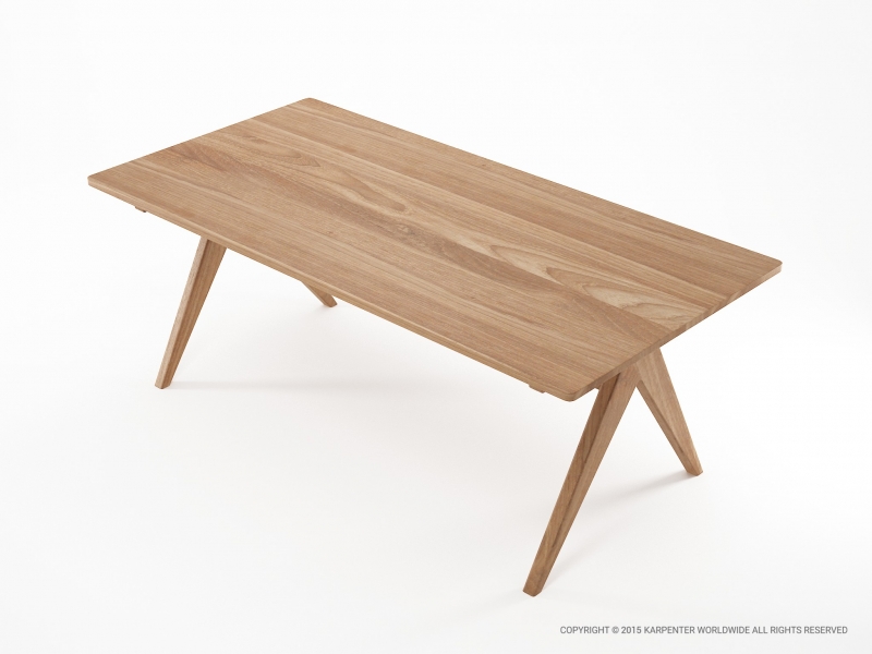 551_1115 Стол обеденный прямоугольный 200 Karpenter TRIBUTE - Вид №3