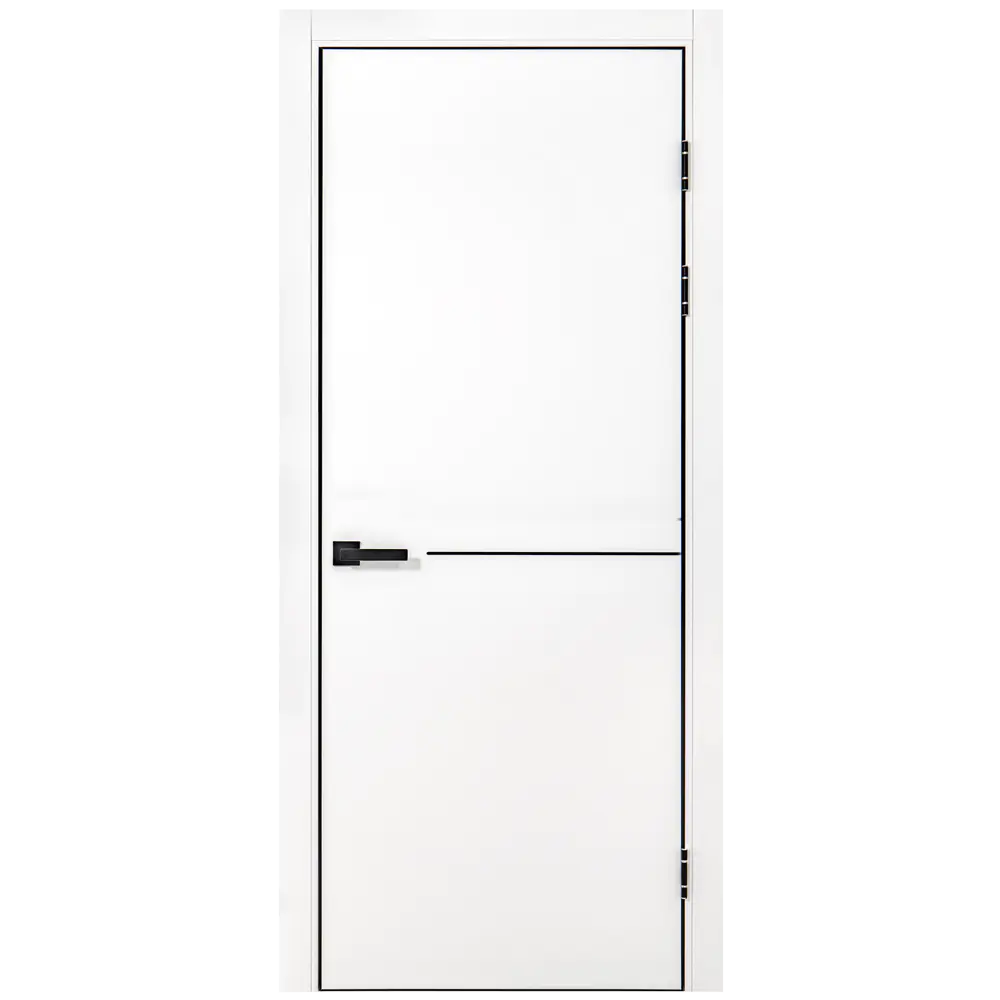 Межкомнатная дверь PORTIKA Борно 80x230 см белая с магнитным замком 89423514 STLM-1574241