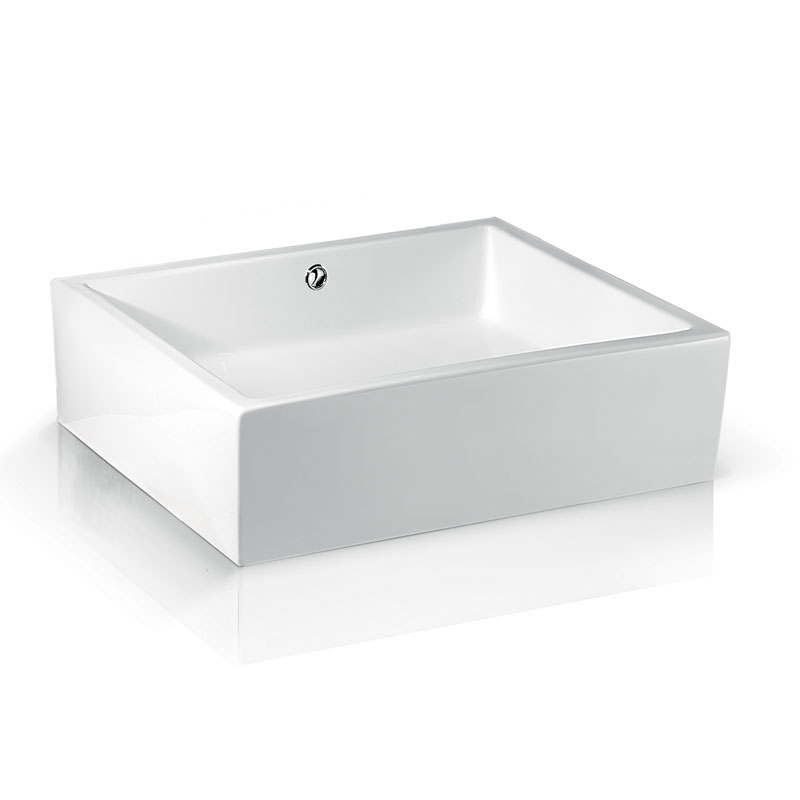 L259T1R0V0.100 Накладная раковина прямоугольная A. e T. Italia BOLD Белый глянцевый AeT ITALIA