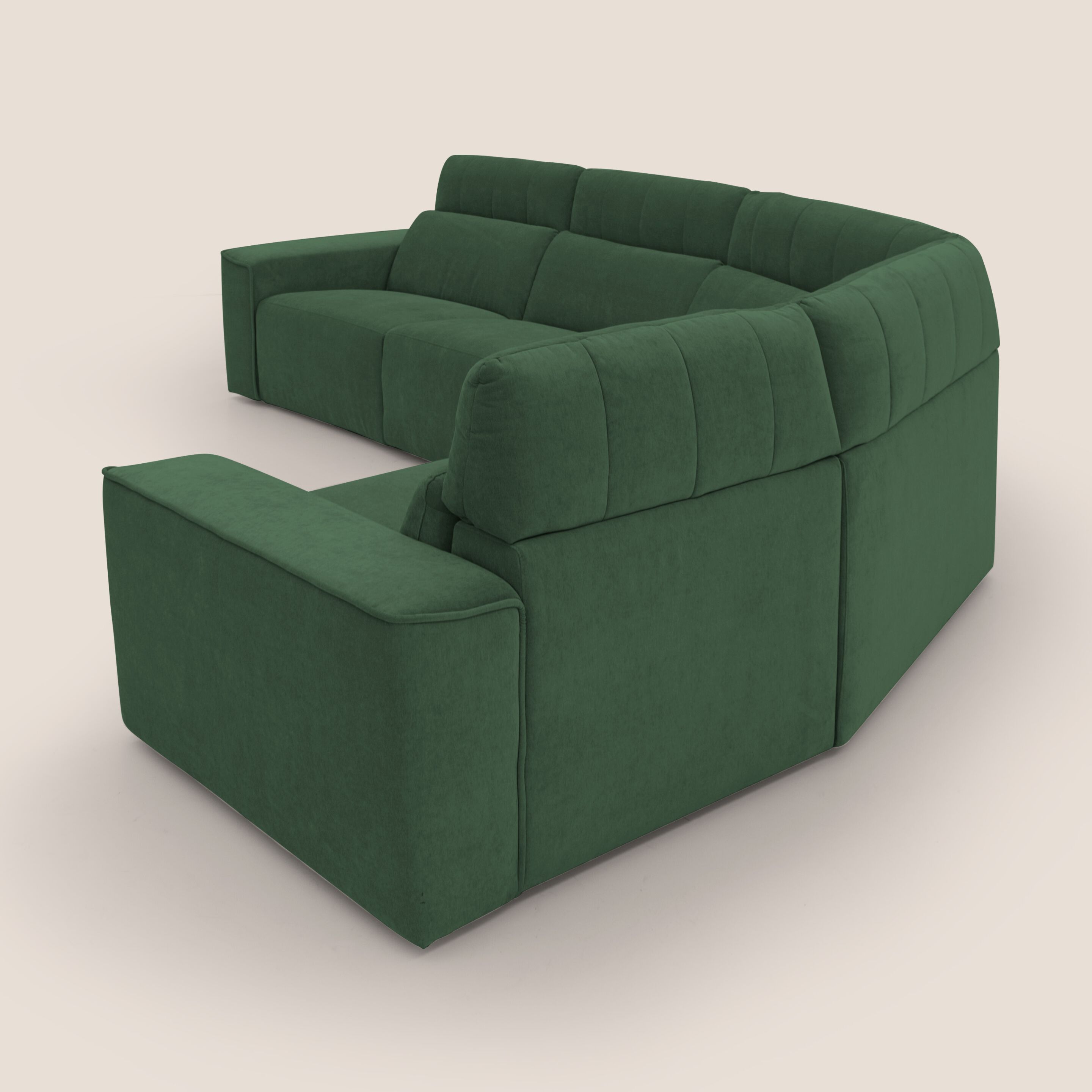 Угловой диван с откидной спинкой из ткани Divani.Store Clark ARCH-00090714 - Вид №147