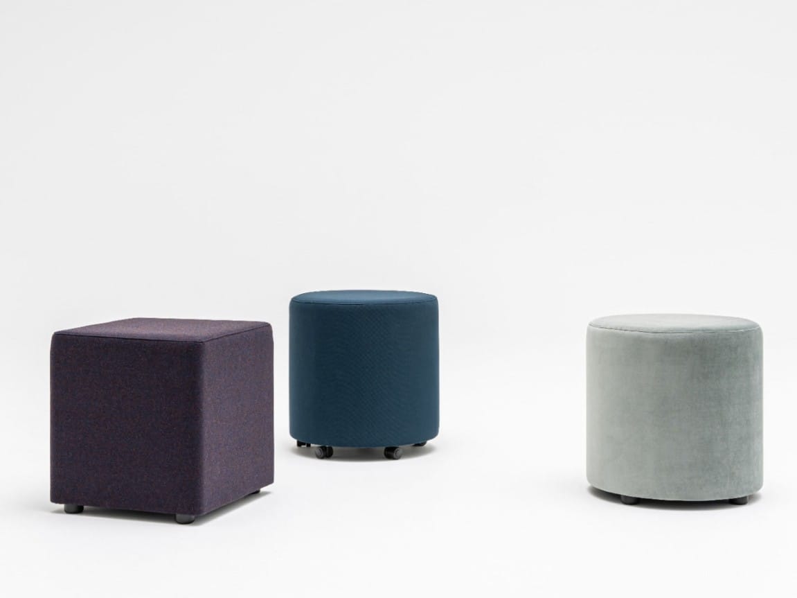 Круглый пуф из ткани MDD Mix ARCH-00032658 - Вид №4