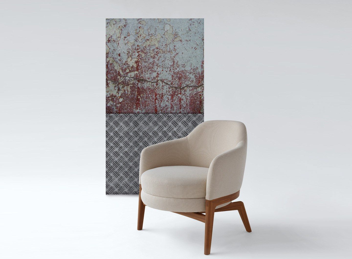 Тканевое кресло с подлокотниками PIAVAL MACARON-Contract ARCH-00095336 - Вид №5