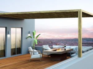 Отдельно стоящий камин на биоэтаноле или газе