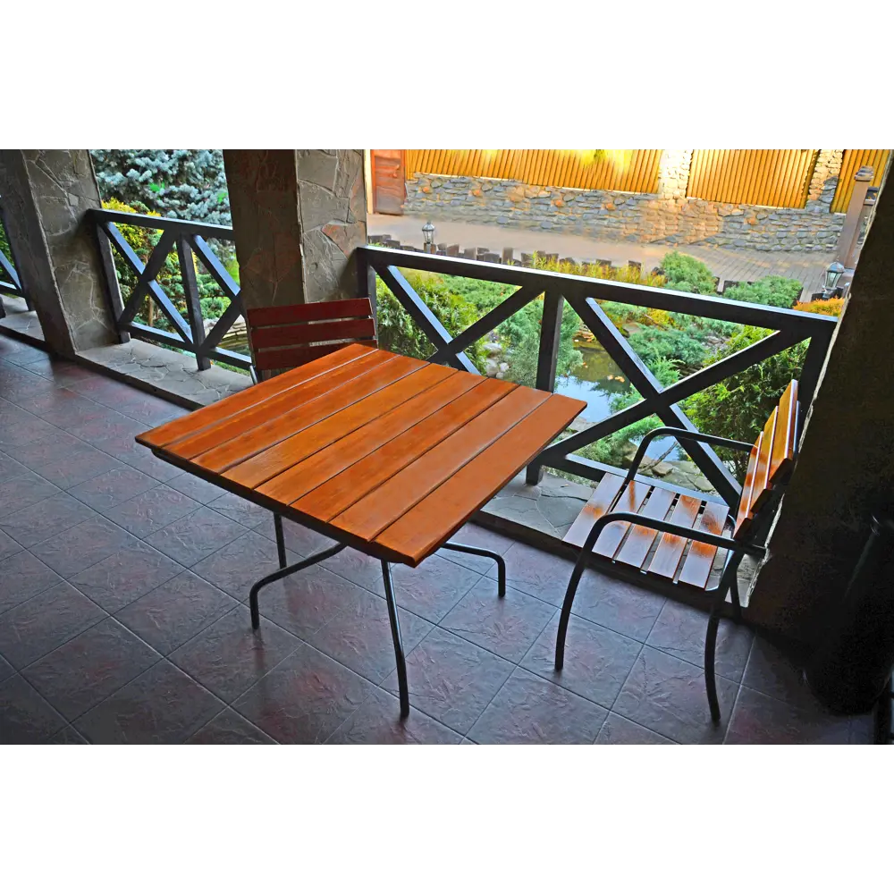 Садовая мебель NATERIAL Taganay - деревянный стол для обеденной зоны на открытом воздухе 86851651 STLM-0072056 - Вид №5