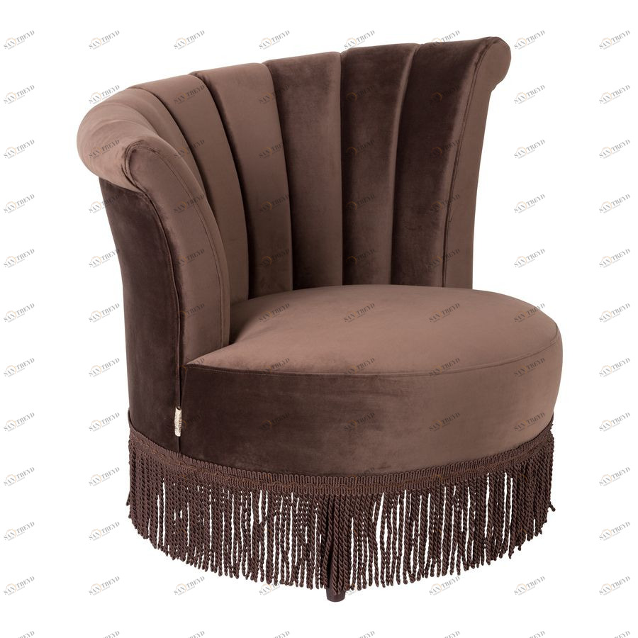 Кресло Flair темно-коричневое Dutchbone 3100055