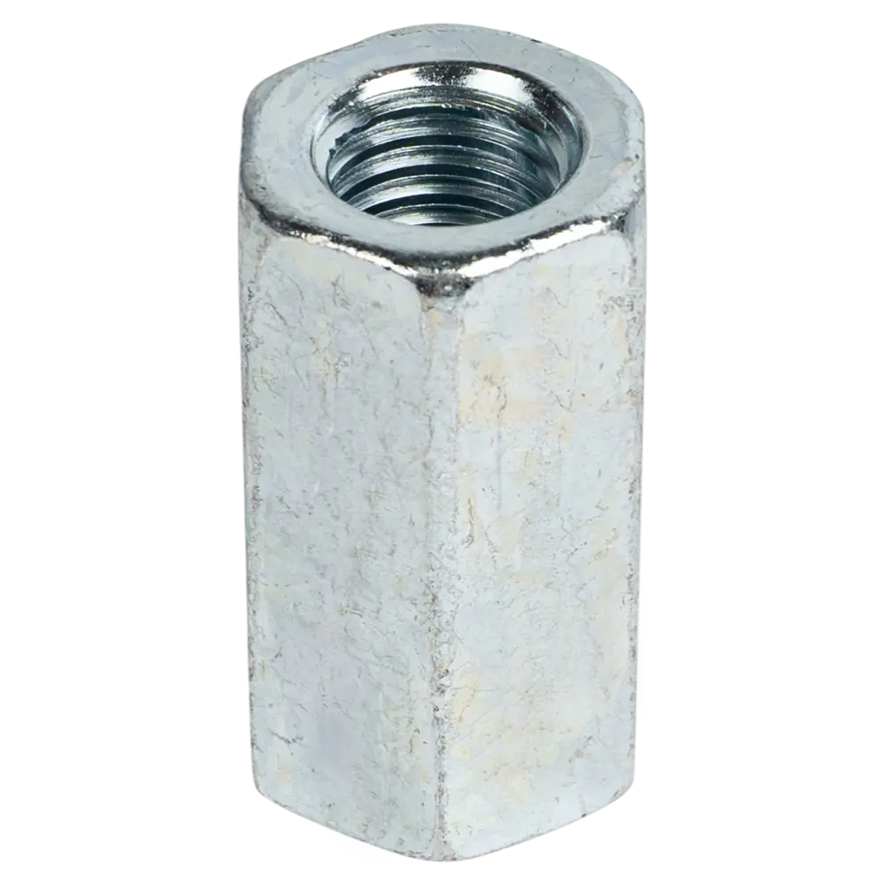 Гайка переходная удлиненная шестигранная М14 DIN 6334 сталь оцинкованная Santreyd STLM-2183239