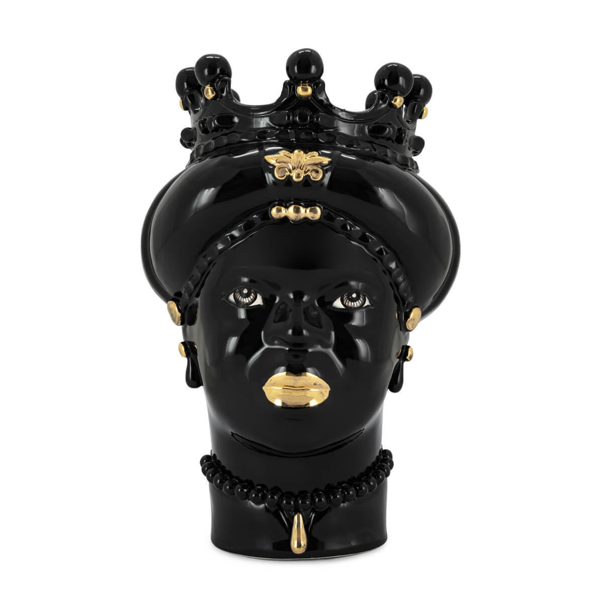 201072-93 ABHIKA ВАЗА MORO LADY ALL BLACK BLACK/GOLD 