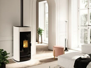 PALAZZETTI Пеллетная печь класса а + из керамики Linda