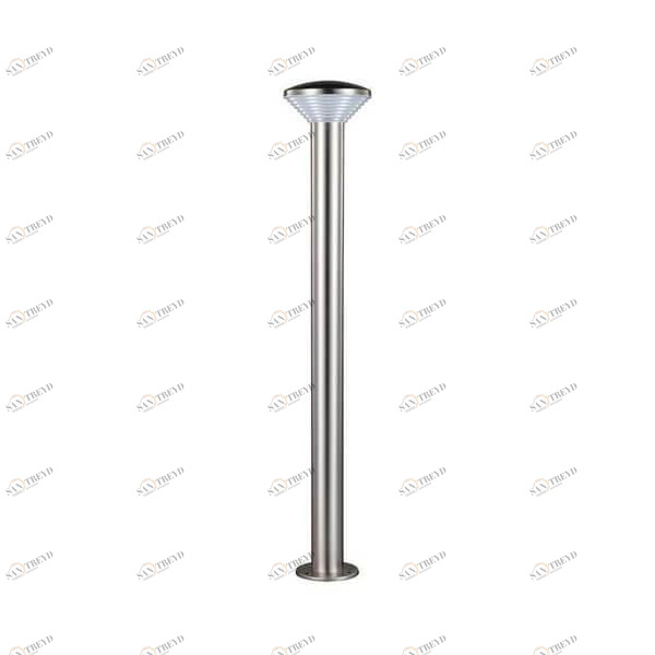 Уличный светильник светодиодный 80х13,2х13,2 см хром Horoz Bambu 076-016-0005 HOROZ СТОЛБ 00-3897057 Хром 