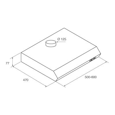1106531 Вытяжка подвесная Jetair SENTI WH/F/50 белый/белый STDN-0057288 - Вид №10