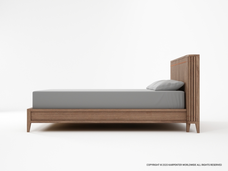 590_1243 Двуспальная кровать без ящика Karpenter Koppar - Вид №2