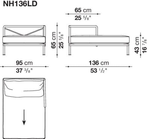 Садовый диван B&B Italia Outdoor Nooch ARCH-00068849 - Вид №24