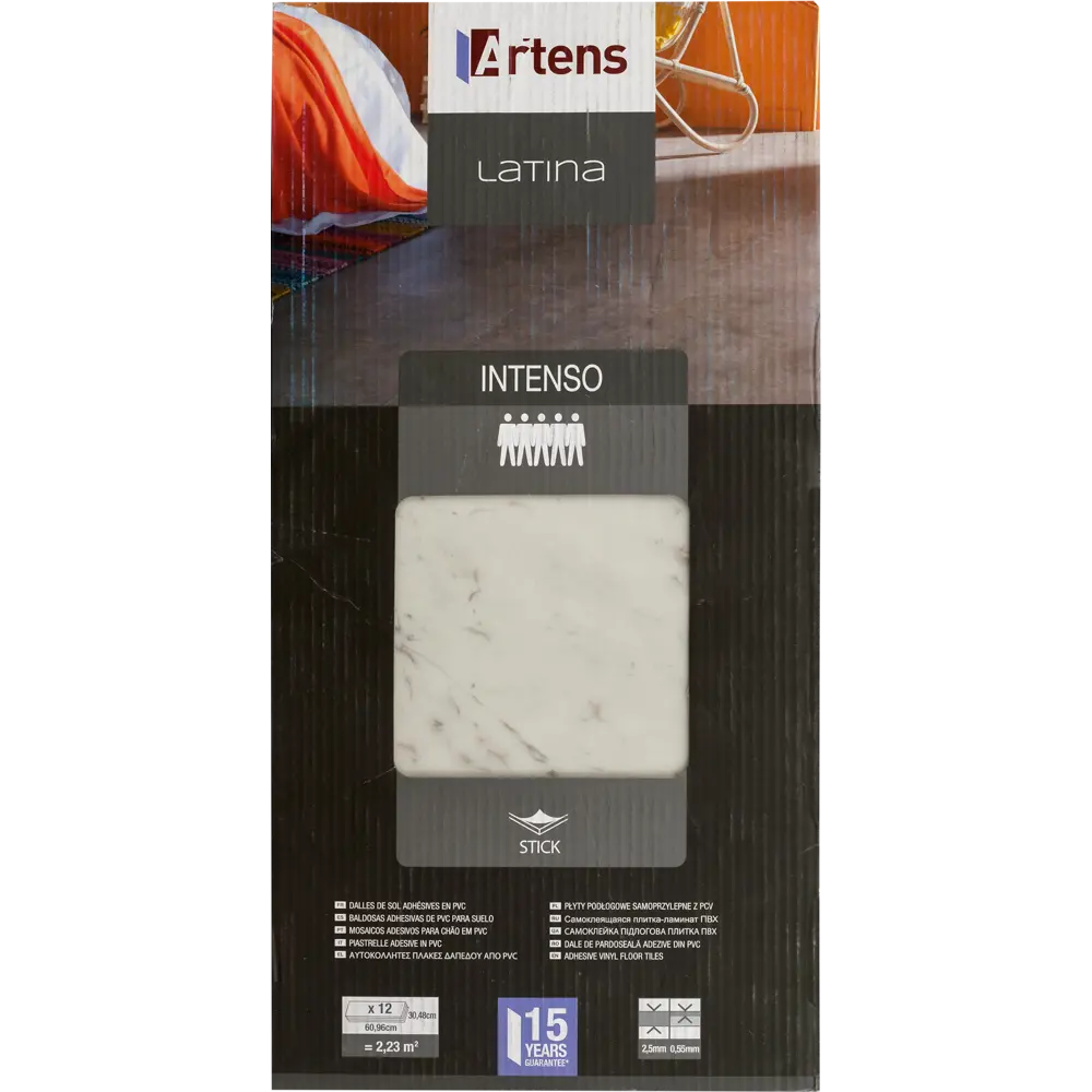 ПВХ плитка «Lat Marble» 2.5/0.55 мм 2.23 м² 81932101 STLM-2198977 ARTENS  - Вид №8