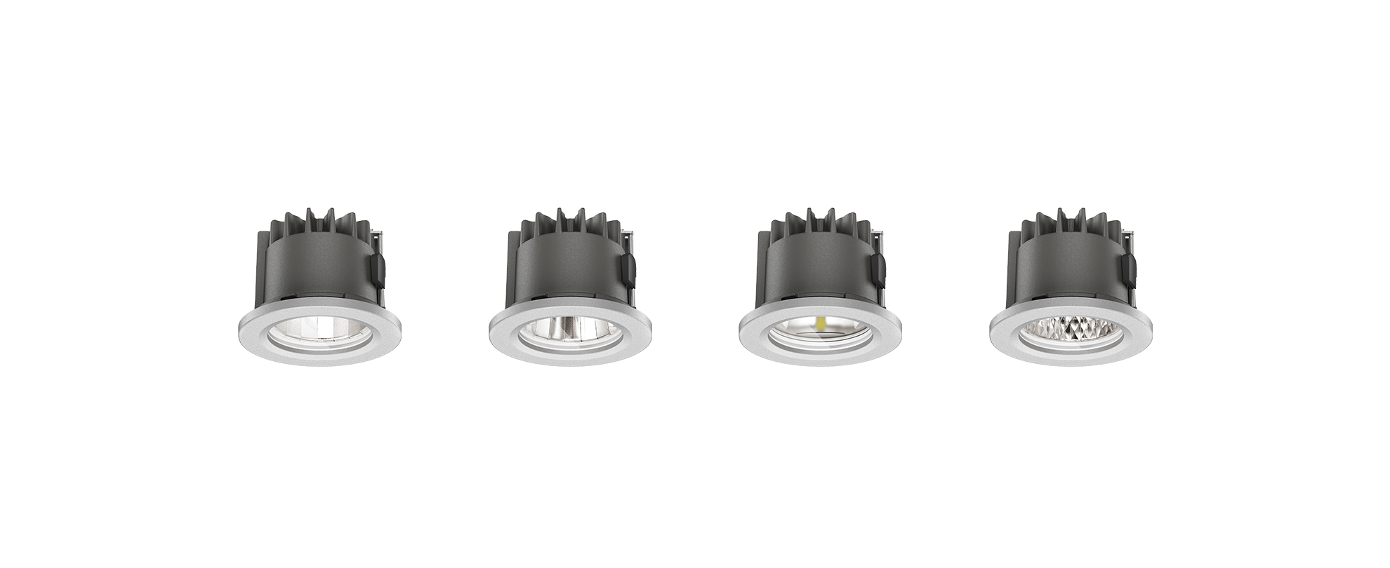 8514108 Встраиваемый в потолок светильник Platek ASTER Small  ASTER Small PRO - 4 LED RGBW 60°  - Вид №1