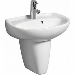 273050000 Подвесная раковина настенная круглая Keramag  белая